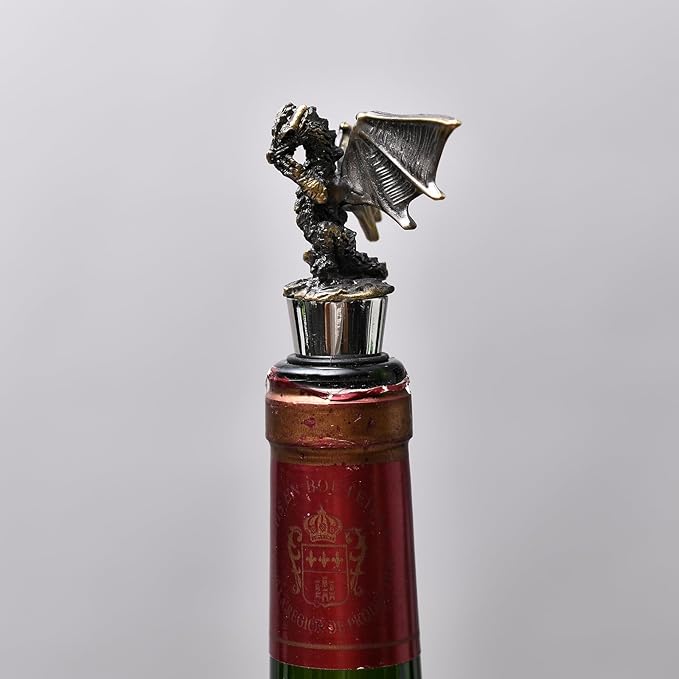 Wine Stopper,Dragon Wine Stoppers for Wine Bottles,Cute Wine Accessories/Kitchen Gadgets D1