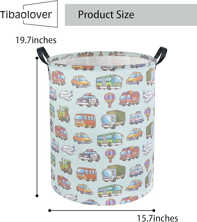 Car Kids Laundry Basket Kids Hamper Car Toy Storage Bin for Boys Room Decor Nursery Hamper Gift Baskets for Bedroom Bathroom(Car)