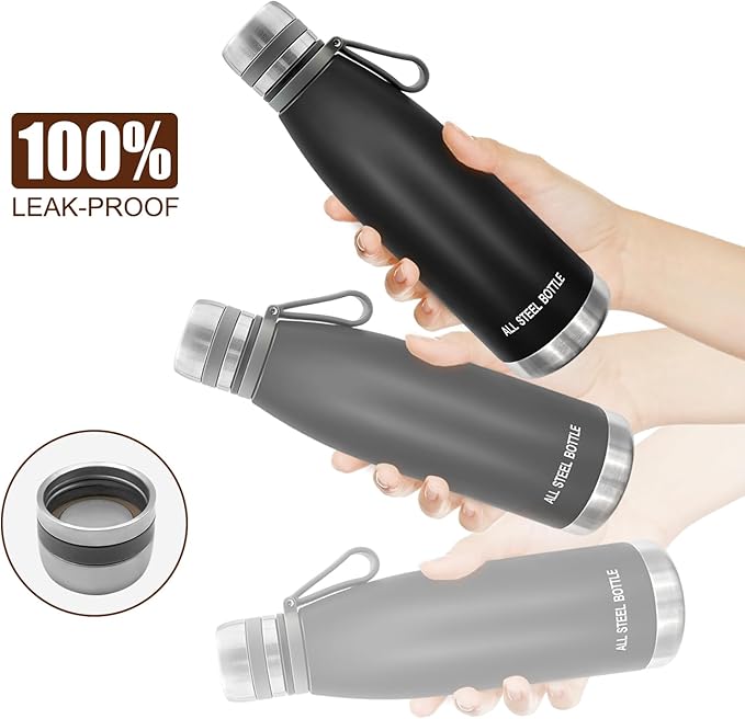 29oz Thermos for Hot and Cold Drinks, Coffee Thermos Water Bottle, Wide Mouth Thermal Cups- Leakproof Stainless Steel Insulated Thermos - Commute, Travel, and Picnic Friendly