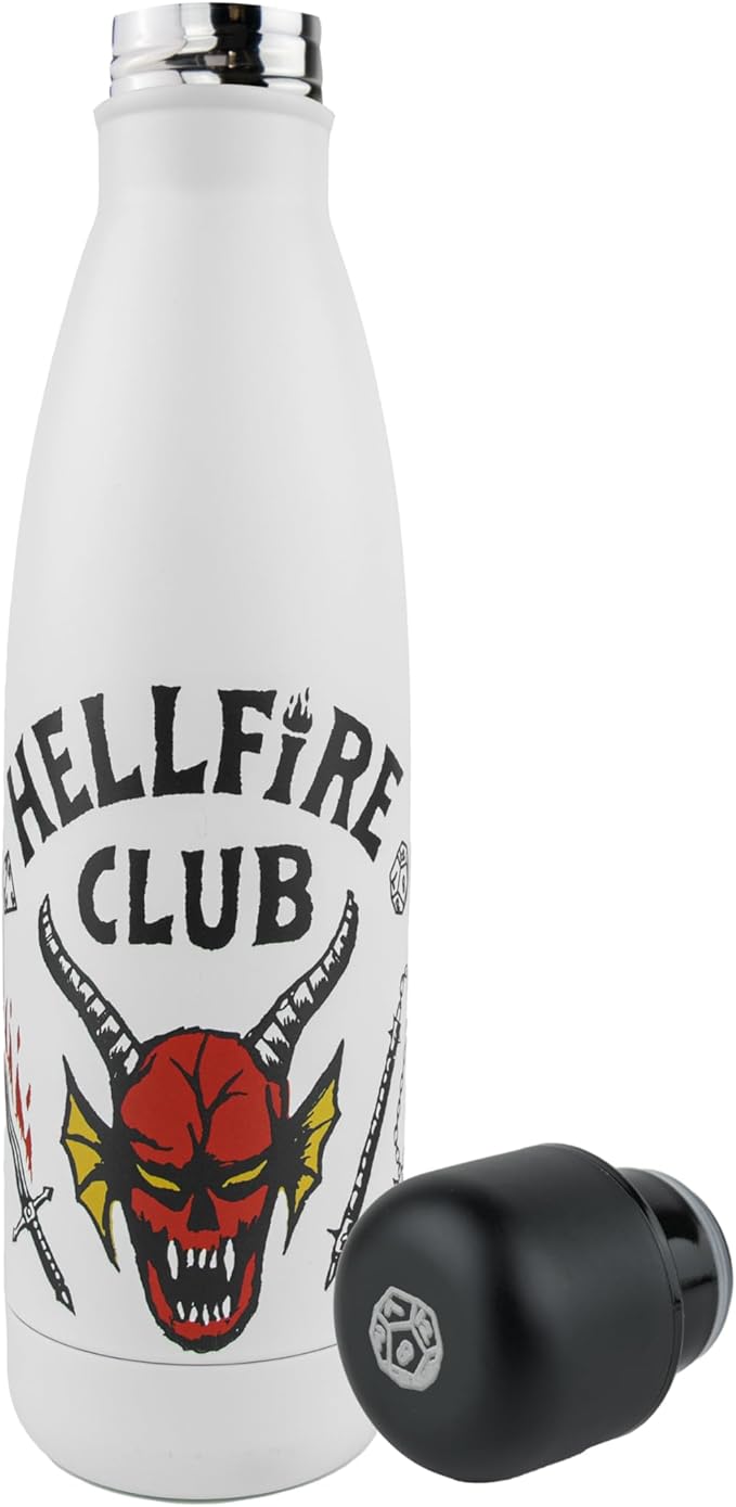 Cinereplicas Stranger Things - Hellfire Club Insulated Water Bottle - 500ml - Official License