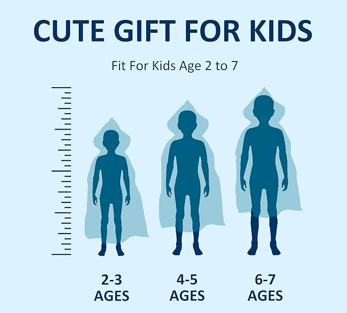 Toddler Bath Towel Hooded - Cotton Kids Beach Towel 20"x20" for Ages 1 to 6, Toddler Towels with Hood Snaps, Soft Terry Poncho Towel as Pool Swim Cover Ups for Girls Boys (Shark Blue)