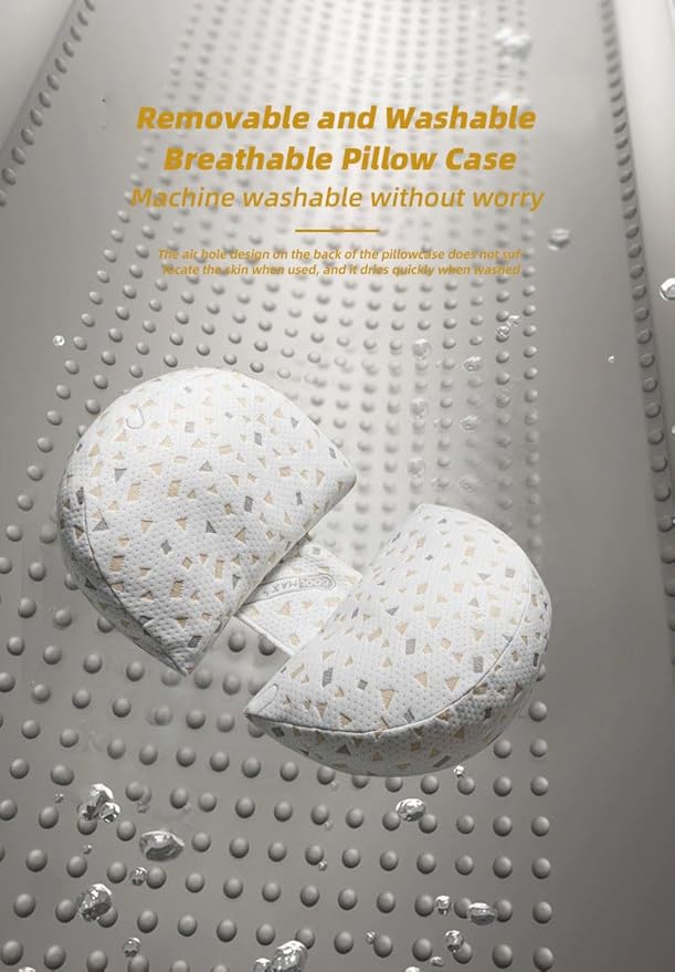 Pregnancy Pillows for Sleeping, Maternity Pillow for Pregnant Women with Pillow Cover, Detachable Body Pillow for Pregnant Women, Pregnancy Wedge Pillows Support for Back, Legs, Belly, HIPS(Grey)