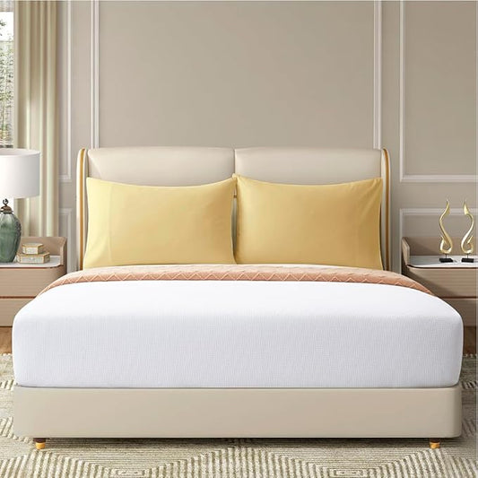 Microfiber Small Pillow Cases 14x20 2 Pack Gold Pillow Covers Comfortable Not Shrink Soft Pillow Cases Toddler Pillow Case Envelope Style
