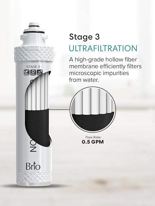 Brio 4-Stage Filter Replacement Kit for Brio 4-Stage Ultrafiltration Water Cooler Dispensers