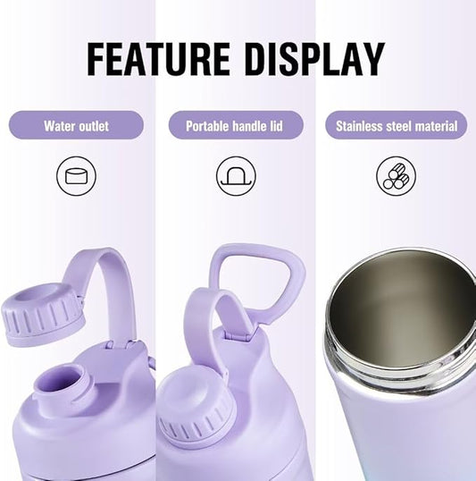 Stainless Steel Shaker Bottle for Protein Mixes,Shaker Cups for Protein Shakes,Ice Shaker Bottle with Storage 28 Ounce