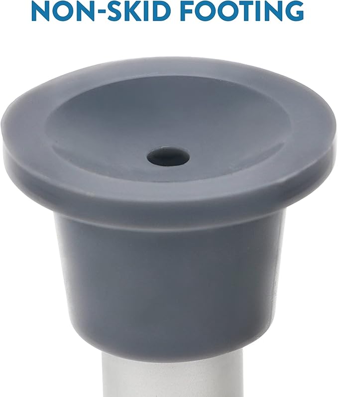 Ginsey RA+ Adjustable Non-Skid Bath Step, White, 300-lb Capacity - Step Stool, Non-Slip, Bathroom, Kitchen, Lightweight