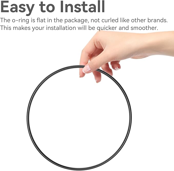 Water Filter O-Ring, 6 Pack Whole House Water Filter O-Ring Replacement for 151122 Compatible with Pentair Pentek Big Blue Water Filters