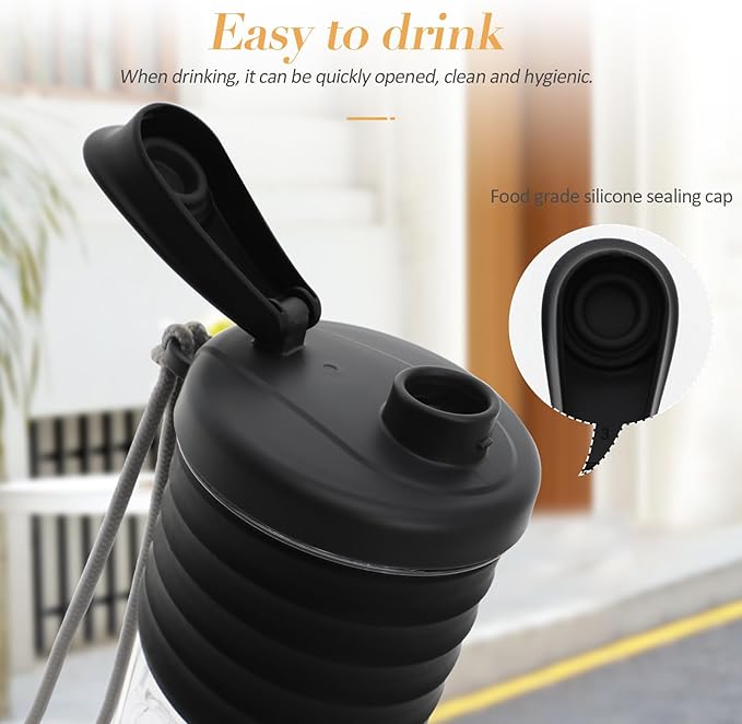Shaker Bottle for Protein Mixes,24 oz,Protein Shaker Bottles with Whisk Ball, Mixer Bottle, Protein Bottle,Portable Pre Workout Whey Protein Drink Shaker Cup,Black