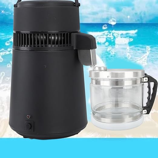 4L Water Container for Distiller, Portable Glass Distilled Water Storage Container, Collection Bottle Replacement for Countertop Distillers, Ensure The Purity of Distilled Water