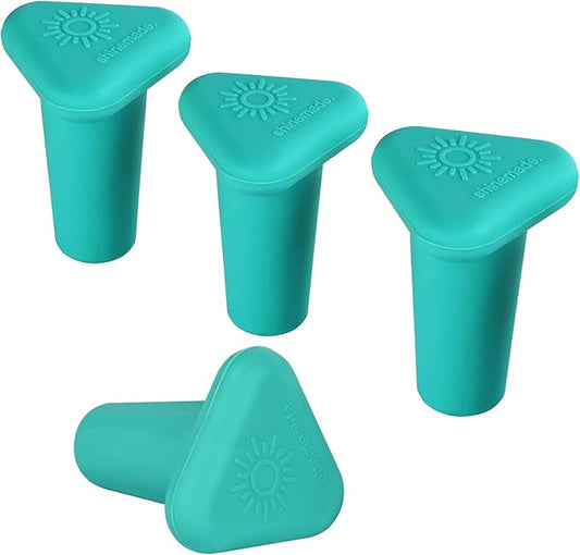 Wine Stoppers,Set of 4 Silicone Corks - Uncork,Heavy-Duty for all Bottles