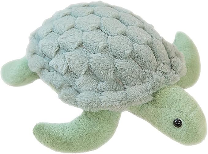 Small Turtle Plush, Sea Turtle Stuffed Animals, Soft Plush Sea Animals Plush Toy Cute Tortoise Plushies Pillow Gifts for Kids Adults (Green 15 in)