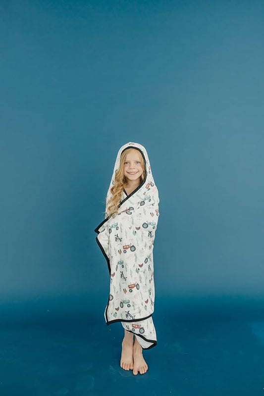 Copper Pearl Hooded Bath Towels Premium Knit/Terry Cloth Toddler Towels with Hood, Pockets, and Cool Designs - Great to Gift and Make Bath Time Fun - Big Kids Hooded Towel, Jo