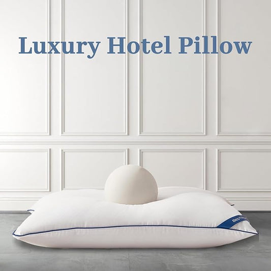 BedTreat Bed Pillows for Sleeping, Super Soft Down Alternative Pillows Standard Size Set of 2, Cooling Hotel Quality Pillows for Back, Stomach or Side Sleepers