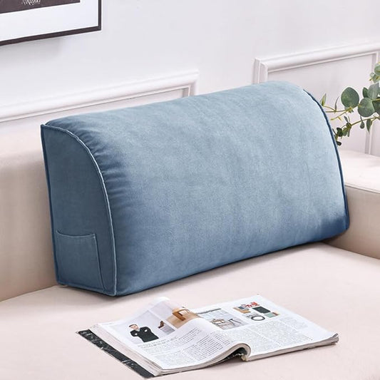 Couch Back Cushion Decorative Throw Pillows with Removable Pillowcase Sofa Waist Cushion Lumbar Support Backrest Pillow for Living Room Headboard Reading Pillow