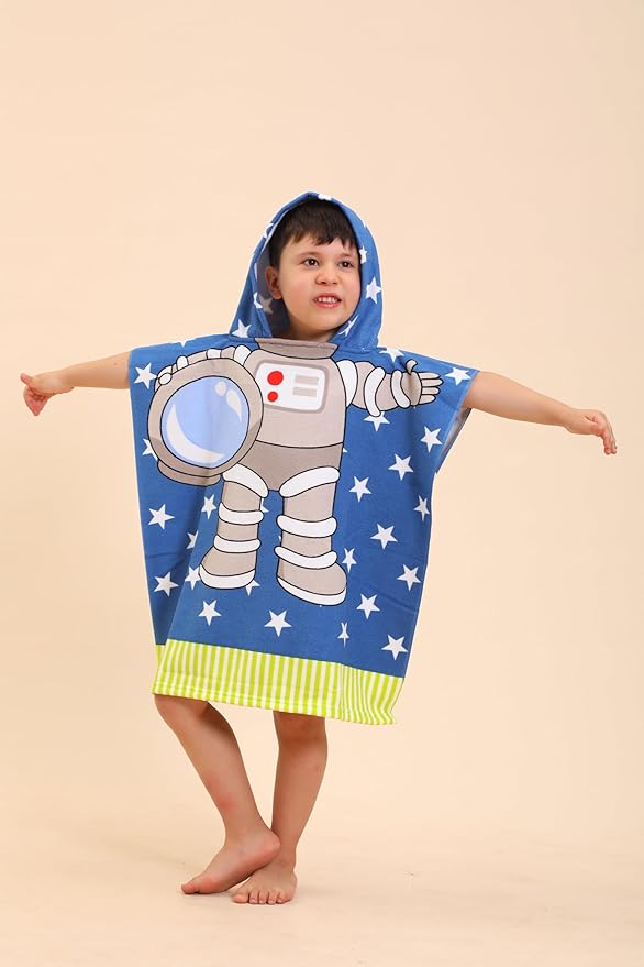 Hooded Towels for Kids, Kids Beach Towels for Boys/Girls, Swimming Towels/Towel Robes/Wearable Towels/Pool Towels for Kids 2-10, Poncho Beach Towels for Kids, Hooded Beach Towels for Toddlers