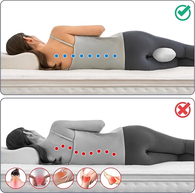 Memory Cotton Slow Rebound Beautiful Leg Pillow Clip Leg Pillow(White)