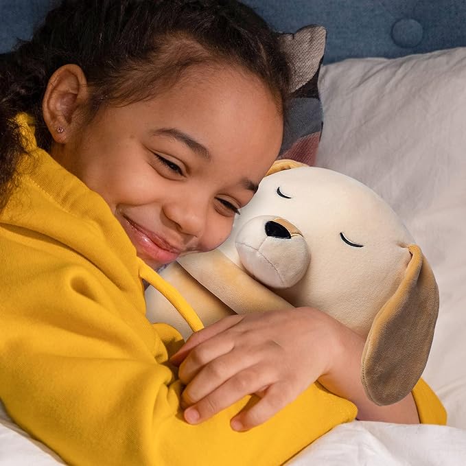 Niuniu Daddy Boba Plushies with Dog face-13.7inches Large Brown Cream Bubble Tea Stuffed Animals for Boys -Soft Kawaii Milk Tea Cup Plush Toy Pillow for Kids-Machine Washable