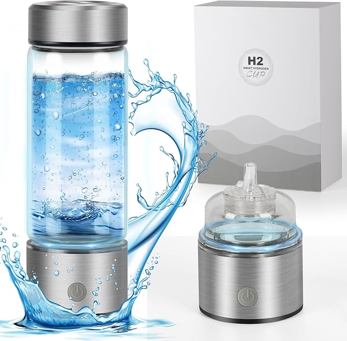 Hydrogen Water Bottle,Portable Hydrohealth Hydrogen Water Bottle Improve Water in 3 Minutes Quick,Hydro Water Bottle for Office Travel,Home,Exercise,and Daily Drinking,Fitness Drinking