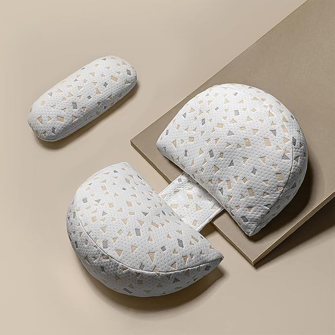 Pregnancy Pillows for Sleeping, Maternity Pillow for Pregnant Women with Pillow Cover, Detachable Body Pillow for Pregnant Women, Pregnancy Wedge Pillows Support for Back, Legs, Belly, HIPS(Grey)