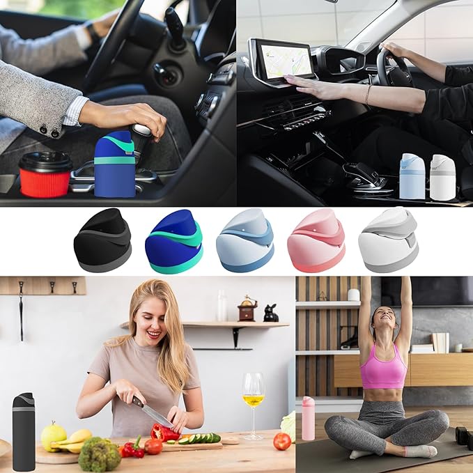 Replacement Lid for Owala Freesip Water Bottle Top Cap Protective Push-To-Open Lid Compatible With Owala Cup 16oz 24oz 32oz 40oz Bpa-Free Replacement Stopper for Owala Freesip Leak-Proof. (White)