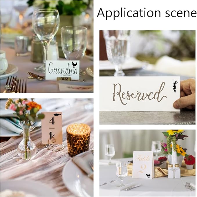 OLYCRAFT 2400pcs 4 Styles Black Meal Stickers 0.4 inch Food Choice Sticker Place Card Stickers Carrot/Chicken/Cow/Fish Wedding Meal Indicator Stickers Meal Stickers for Place Cards Party Supplies