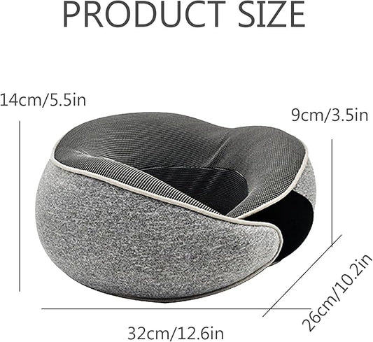 2024 New Neck Pillow, Wander Plus Travel Neck Pillow, Aircraft Memory Foam Travel Neck Pillow (Grey), OPZ-416 UPC-749799937905
