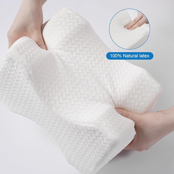 Knee Pillow,Knee Pillow for Side Sleepers,Leg Pillow,Side Sleeper Leg Pillow, Memory Foam Knee Pillow, Suitable for Leg, Back, Knee Pain, Improve Sleep Quality