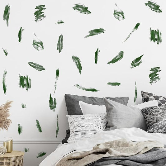 DIY Oil Painting Brushstroke Wall Decal for Kids - Creative Brushstroke Wall Sticker | Removable, Waterproof, and Easy Peel and Stick | Perfect for Kids, Baby Room, Classroom, Living Room,