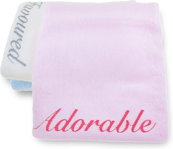 Ultra Soft and Plush Embroidered Kids Towel Made Bamboo Viscose (Box Pack) - Highly Absorbent 48 * 24 in with a Tight 500 GSM Weave (SLTW-288AP)