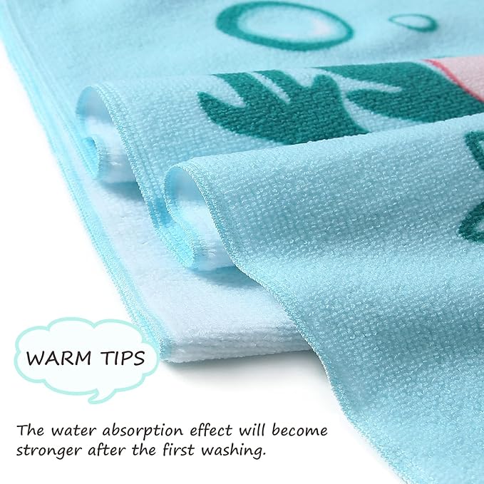NovForth Bath Towel for Toddler Boys, Pool Hooded Towel for Kids, Hooded Bath Beach Towel Poncho for Bath/Pool/Beach Swim Cover