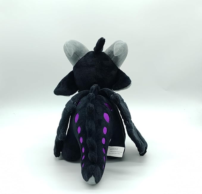 Wings of Fire Dragon Plush Toy Rainwing Dragon Stuffed Animals Pterosaur Plush Flying Dragon Pillow Plushies Gifts for Fans Kids Boys Girls (Nightwing)