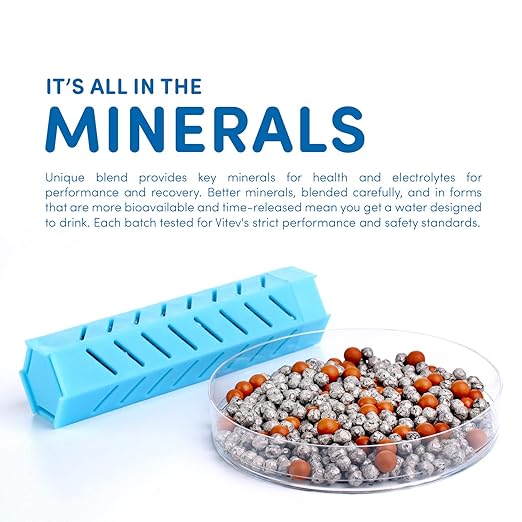 MI | Creates Alkaline Water in Any Water Bottle | Natural Mineral Infuser Stick | 9.5pH & Electrolytes