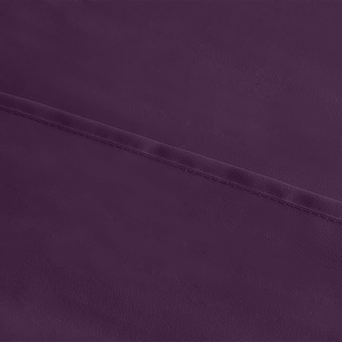 Utopia Bedding Queen Pillow Cases - 2 Pack - Envelope Closure - Soft Brushed Microfiber Fabric - Shrinkage and Fade Resistant Pillow Covers 20 X 30 Inches (Queen, Purple)