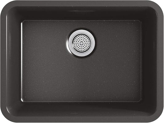 KOHLER 28001-CM7 Cairn Sink, 24 in, Matte Graphite