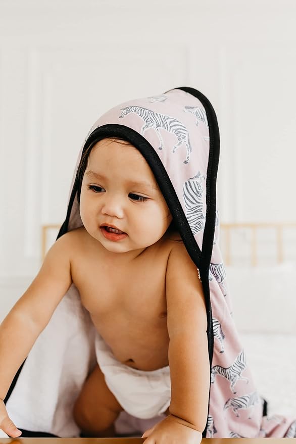 Copper Pearl Hooded Bath Towels Premium Knit/Terry Cloth Baby Towels with Hood, Pockets, and Cool Designs - Great to Gift and Make Bath Time Fun - Baby Bath Towel, Zella