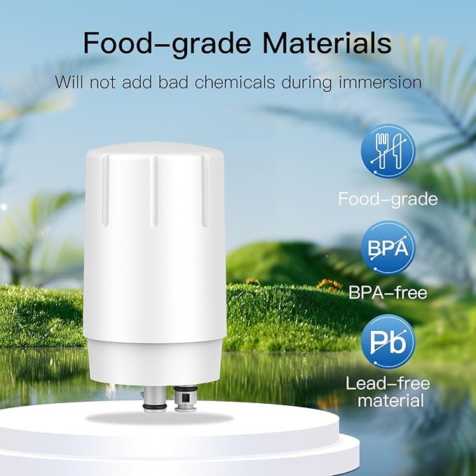 Faucets Filter Cartridge, Replacement for Brita® Faucet Filter, Brita® 36311 On Tap Water Filtration System, Brita® FR-200, FF-100 Replacement Filter, NSF Certified, White (Pack of 4)