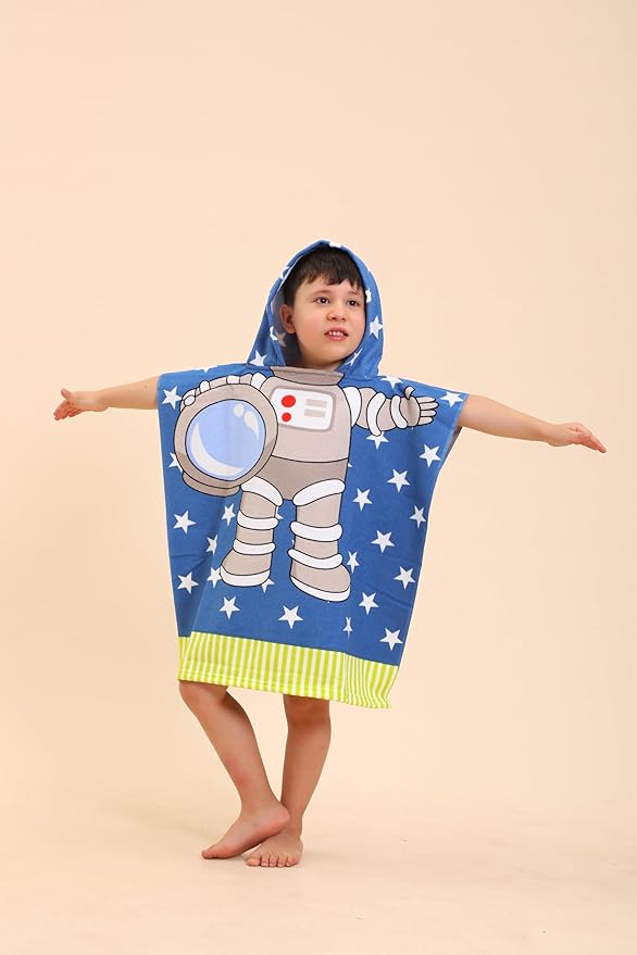 Hooded Towels for Kids, Kids Beach Towels for Boys/Girls, Swimming Towels/Towel Robes/Wearable Towels/Pool Towels for Kids 2-10, Poncho Beach Towels for Kids, Hooded Beach Towels for Toddlers