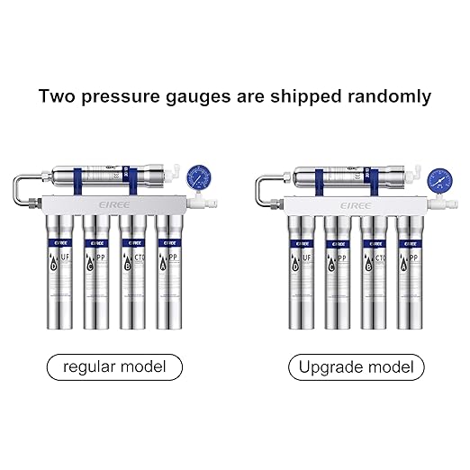 0.01μm Ultra Filtration Mineral Water Purifier Under Sink Water Filter NSF/ANSI 42 Certified Remove 99.99% of Contąminants、Pb Hg Cd、Cadmium、Chlorine、Odor、Bad,Water Filter System(5-Stage)