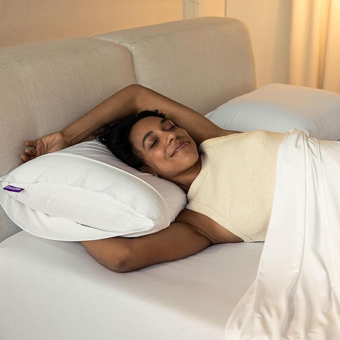 Purple Harmony Pillow | The Greatest Pillow Ever Invented, Hex Grid, No Pressure Support, Stays Cool, Good Housekeeping Award Winning Pillow (King - Tall)