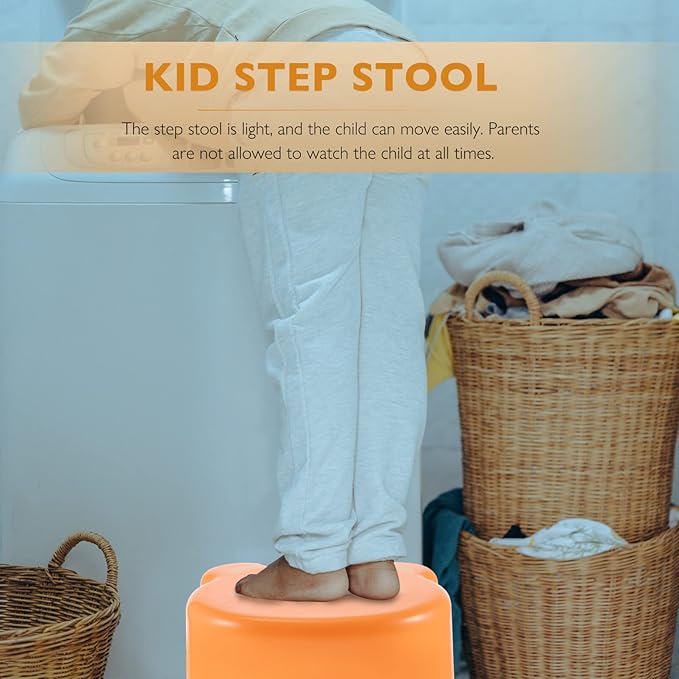 Step Stool, 1 Pc Bathroom Stool Toilet Step Stool Anti-Skid Step Stool Potty Training Aid