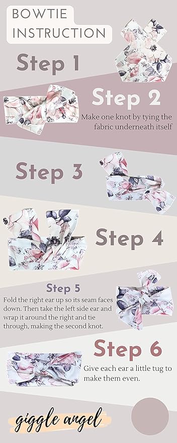 Baby Receiving Blanket Swaddle Blanket Newborn Wrap Swaddle Headband Set -Bloom Flower Pattern