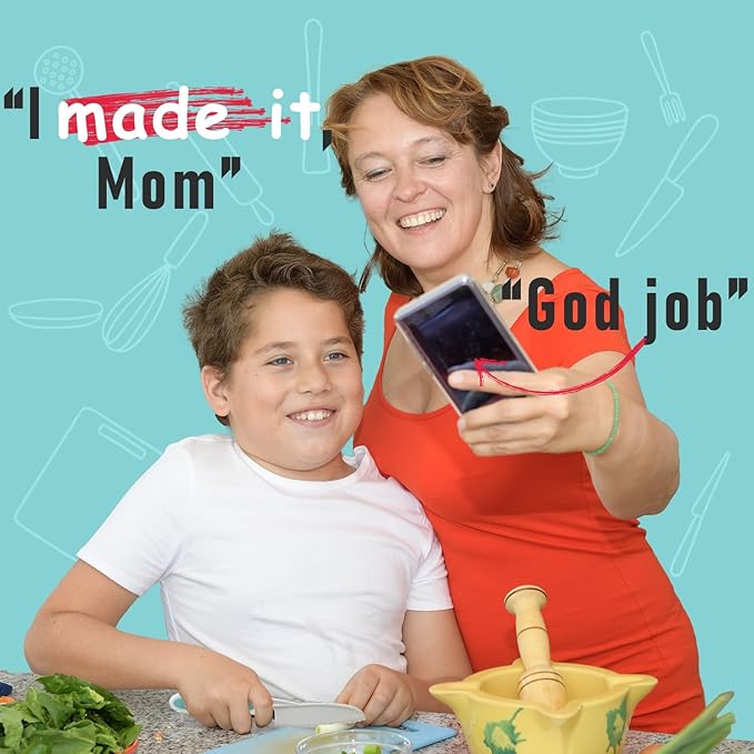 Kids Knife Set for Real Cooking, 4 Pieces Toddler Knife Set, Nylon Kitchen Baking Knife with Cutting Board, Firm Grip, Serrated Edges Kids Knives for Cutting Cakes, Fruit, Veggies & Bread