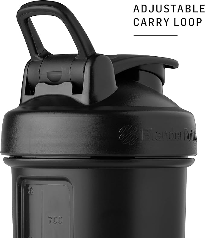 BlenderBottle Classic V2 Shaker Bottle Perfect for Protein Shakes and Pre Workout, 32-Ounce, White