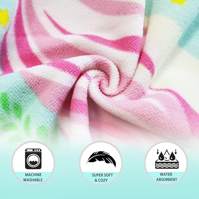 NovForth Bath Towel for Toddler Boys, Pool Hooded Towel for Kids, Hooded Bath Beach Towel Poncho for Bath/Pool/Beach Swim Cover