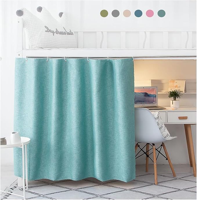 Dorm Home Solid Thicken Bunk Blackout Bed Curtains Cloth Bed Canopy Students Single Sleeper,1panel