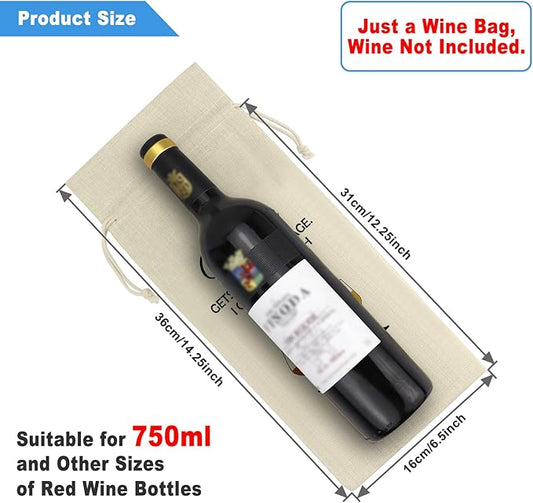 Wine Gift for Wine Lover Wine Bag Birthday Gift for Women Men Wine Lover Gifts for Her Best Friends Friendship Gifts Coworker Boss Leader Gift Funny Wine Themed Gifts Housewarming Gift Wine Bottle Bag