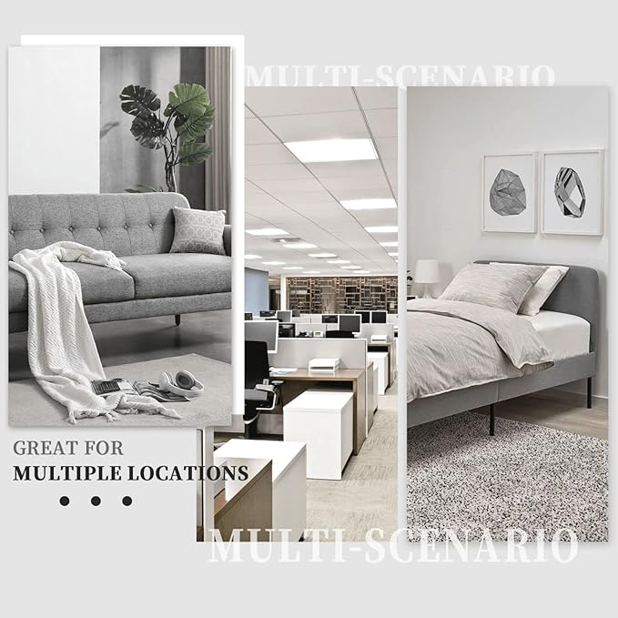 Vintage Abstract Blue Starry Sunflower Quad Toggle Light Switch Covers 4 Gang Wall Plate Decorative Switchplate Electrical Faceplate for Farmhouse Country Bedroom Decor