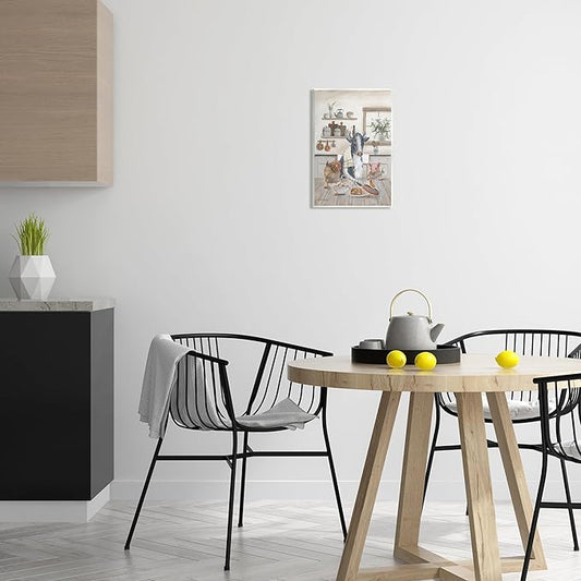 Stupell Industries Farm Animals in Kitchen Wall Plaque Art Design by Pam Britton