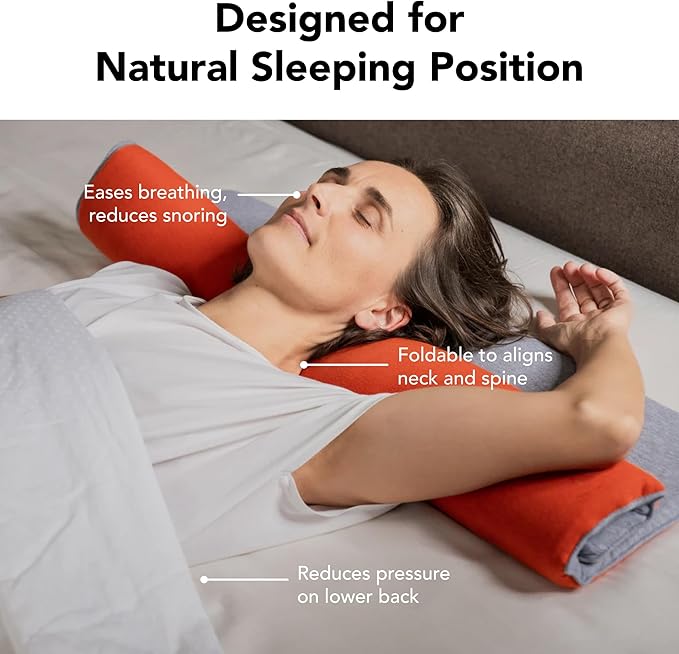 Ultra Thin Pillow 1 inch Thickness - Foldable, Rollable, Stackable - Made from Natural Latex - Low Profile, Super Flat (Firm, Pink Petal)