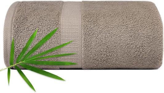 Extra Large Bath Towel Sheets for Body, Sensitive Skin, Adult Kids Baby Luxury Super Soft Highly Absorbent Oversized Towels 35" x 70" 1 Pack Walnut